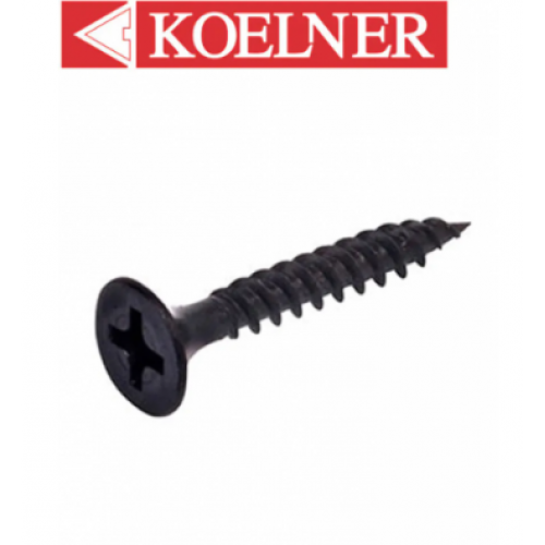 Саморез по металлу для гипсокартона 3.5 x 25 мм. Koelner (1000шт). Польша