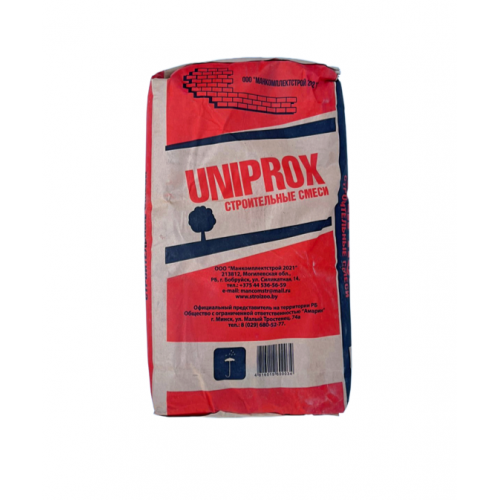Клей для печей и каминов UNIPROX "Печник" 25 кг. РБ