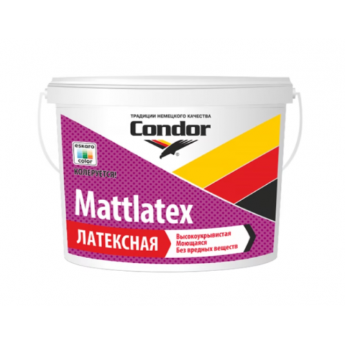 Краска Condor ВД Mattlatex 10л/15кг. РБ