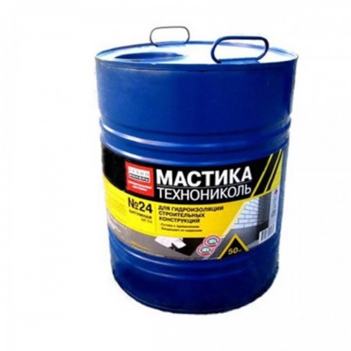 Мастика гидроизоляционная ТЕХНОНИКОЛЬ № 24 МГТН, 50 кг. РБ